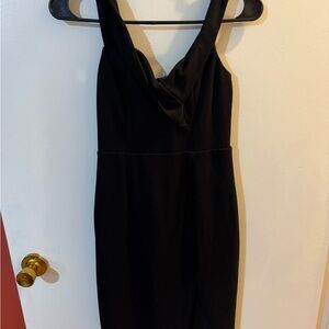 Lulus Elegant Black off the shoulder Dress